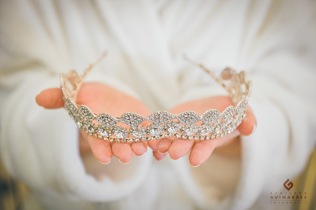 A grinalda da noiva Michele